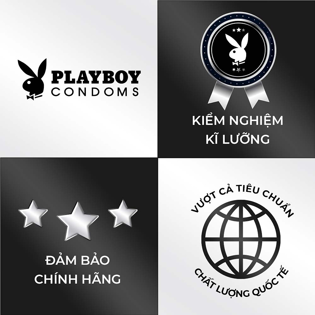 [ Playboy ] Bao cao su Playboy Classic 3 bao.