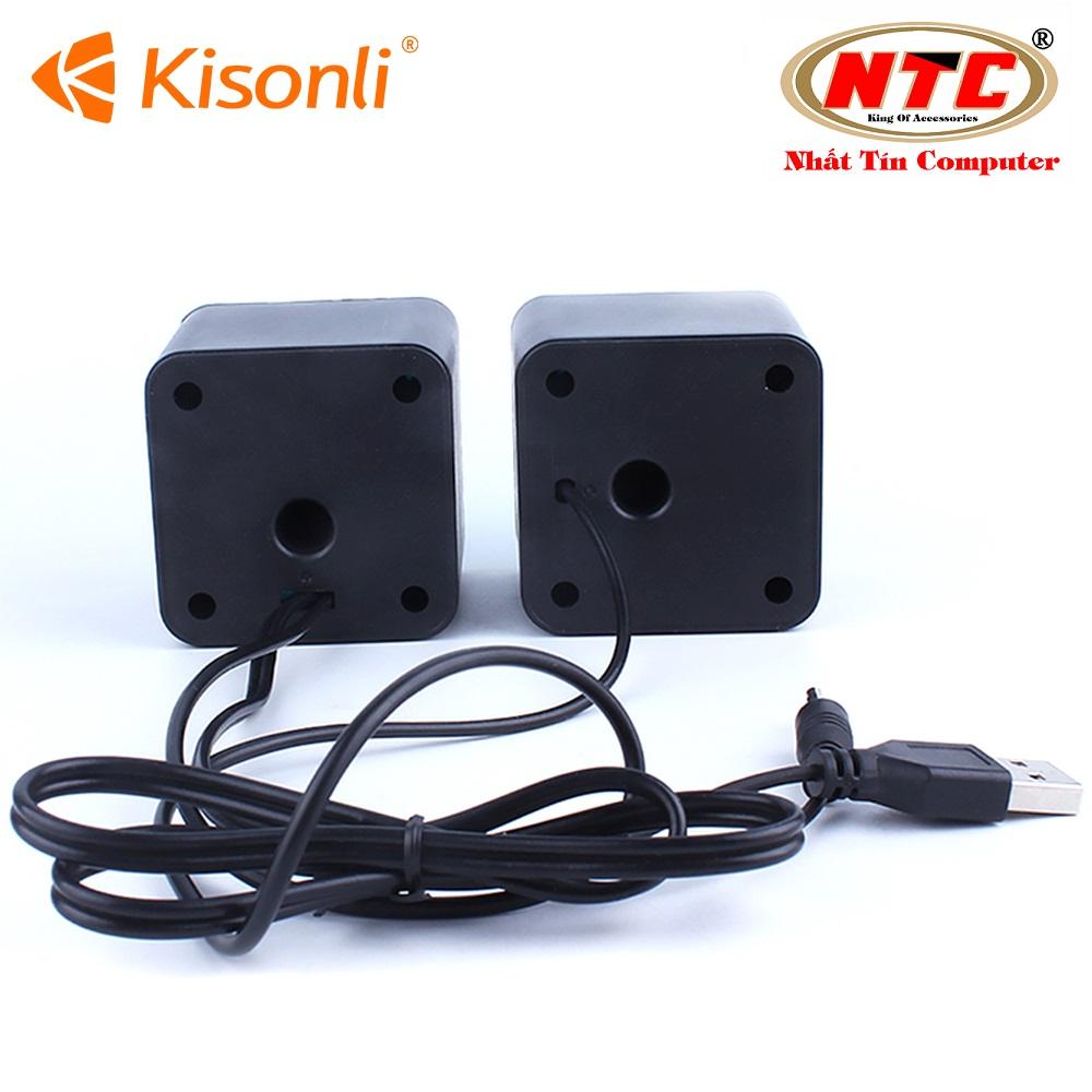 Loa vi tính 2.0 Kisonli V310 - Bảo Hành 12 Tháng (Màu ngẫu nhiên) - Hãng phân phối chính thức - Nhất Tín Computer