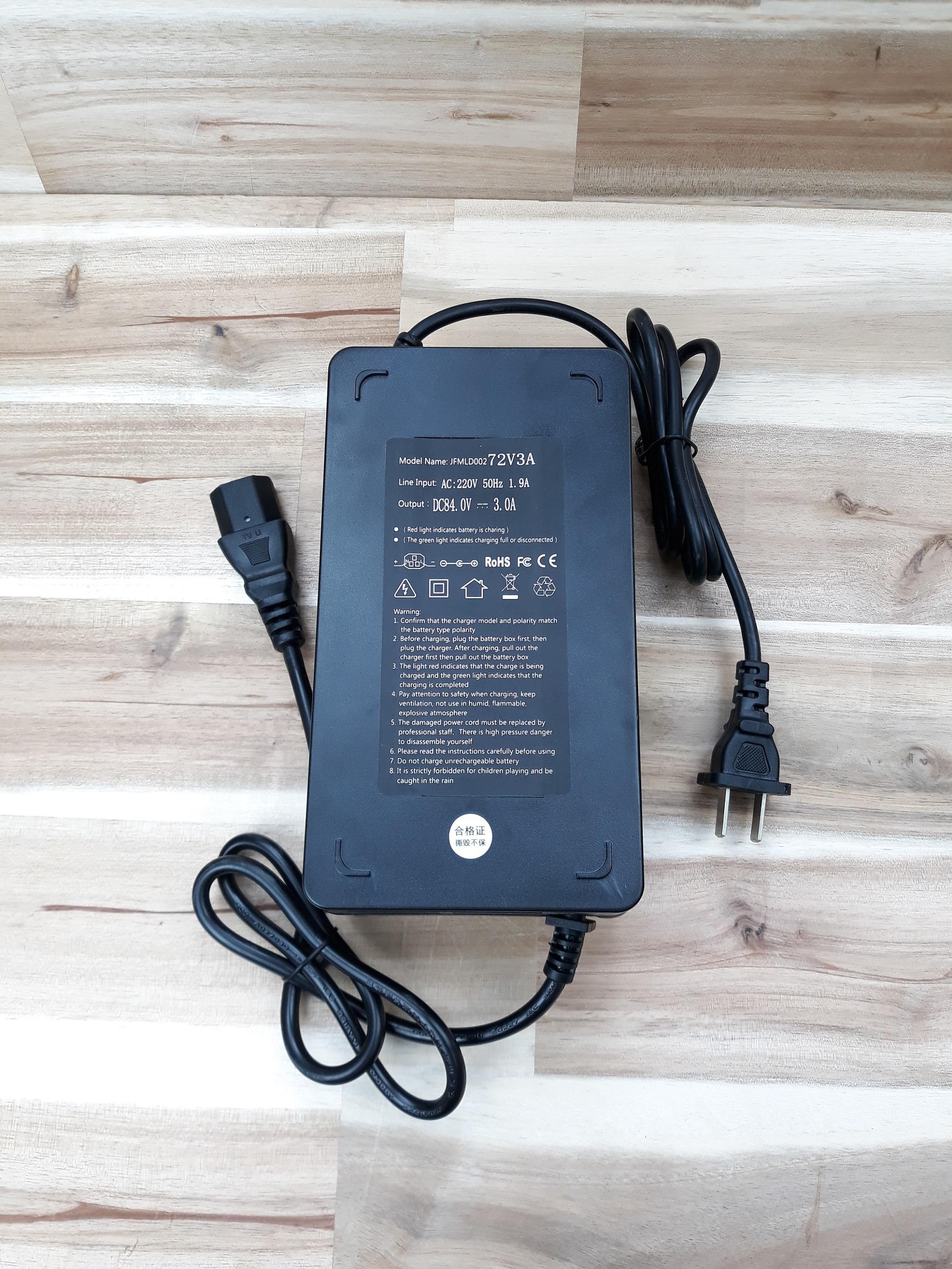 [HCM]Sạc Điện Pin Lithium Xe Điện 72V 2A 3A 5A _ Liba