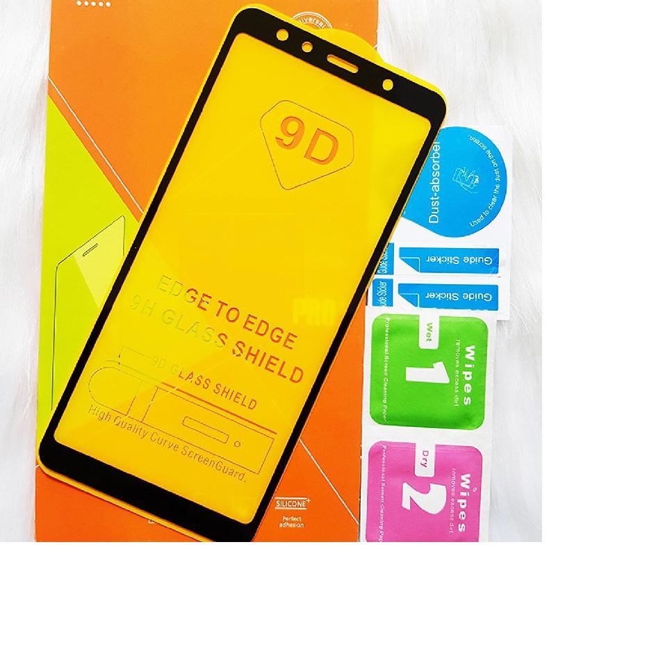 Kính cường lực 9D xịn Full màn hình cao cấp cho điện thoại Samsung Galaxy A7 2018