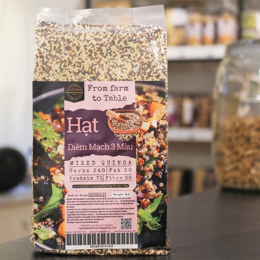 Hạt Diêm Mạch 3 Màu - MIXED QUINOA The Nuts Valley N500gr