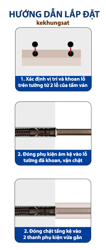 Kệ sách treo tường âm bát