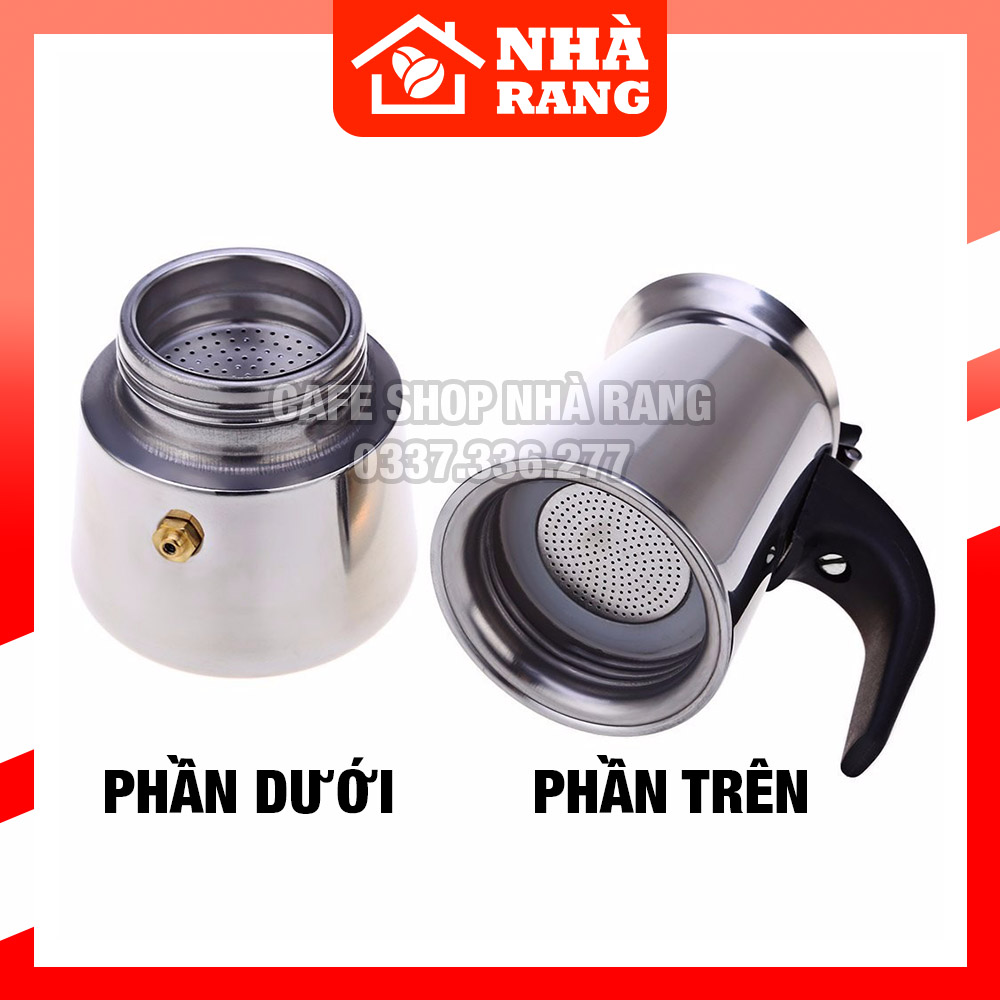Bình Moka pha cà phê, bình pha cà phê áp suất | Cafe Nhà Rang