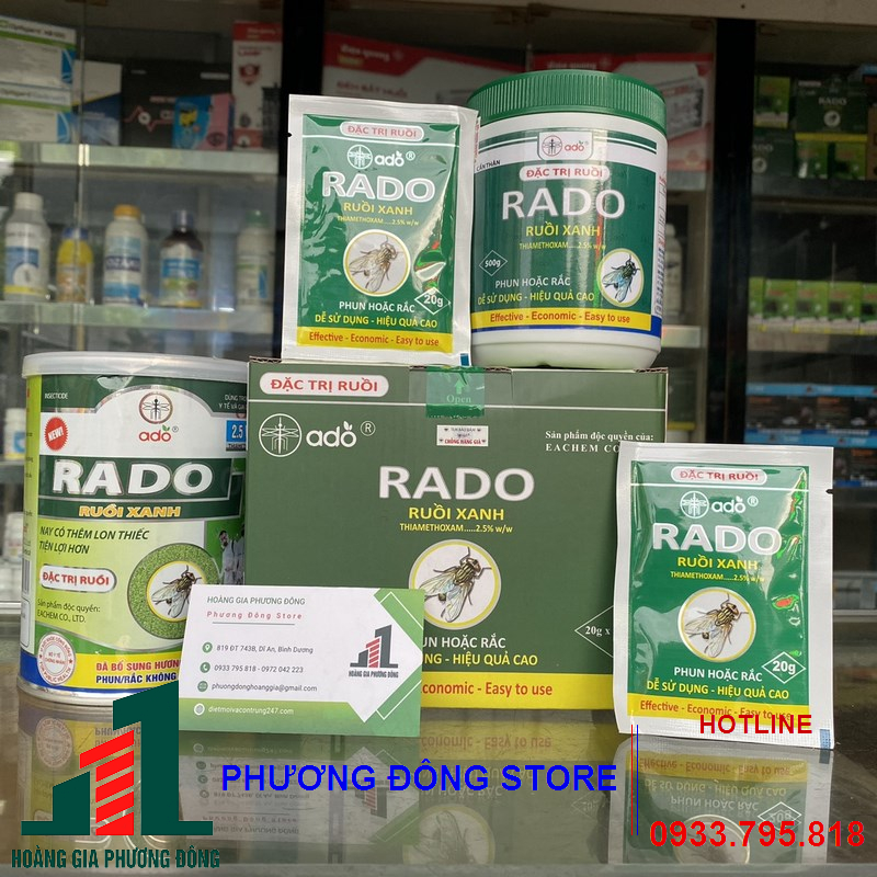 Thuốc diệt ruồi Rado ruồi xanh - gói 20g