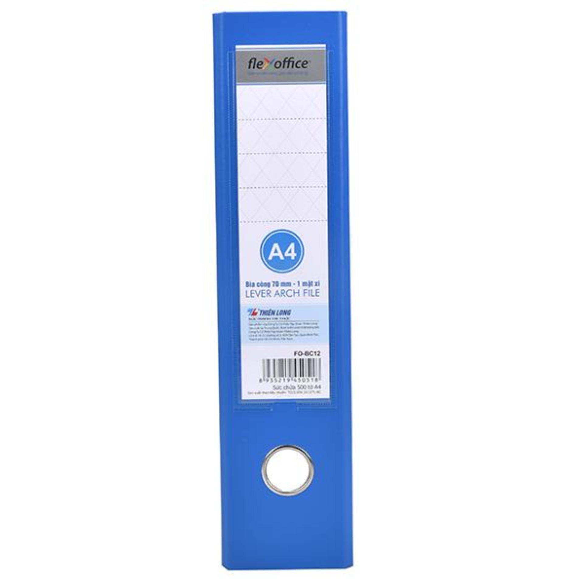 Bìa còng Flexoffice 70A4 FO-BC12 - Bìa đựng hồ sơ A4 dày dặn, giữ được nhiều tài liệu, tiêu chuẩn quốc tế