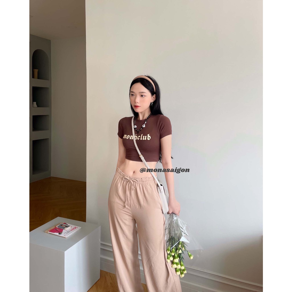 Quần đũi thô MONÁ - BEIGE TRẮNG/BE