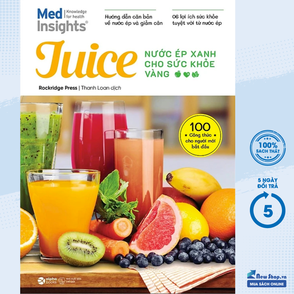 Sách – juice - nước ép xanh cho sức khỏe vàng – newshop