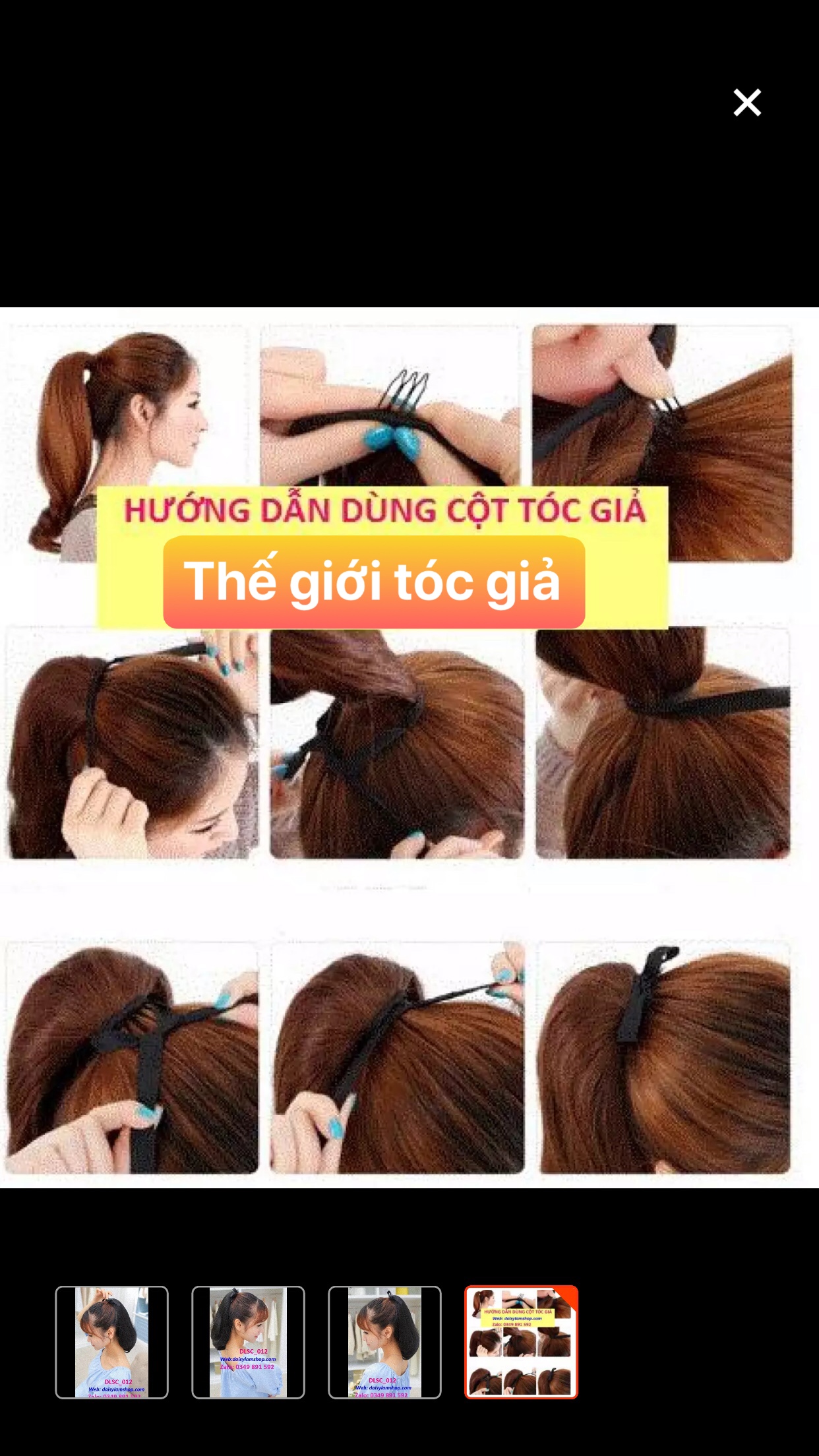 CỘT TÓC THẲNG NHIỀU MẪU