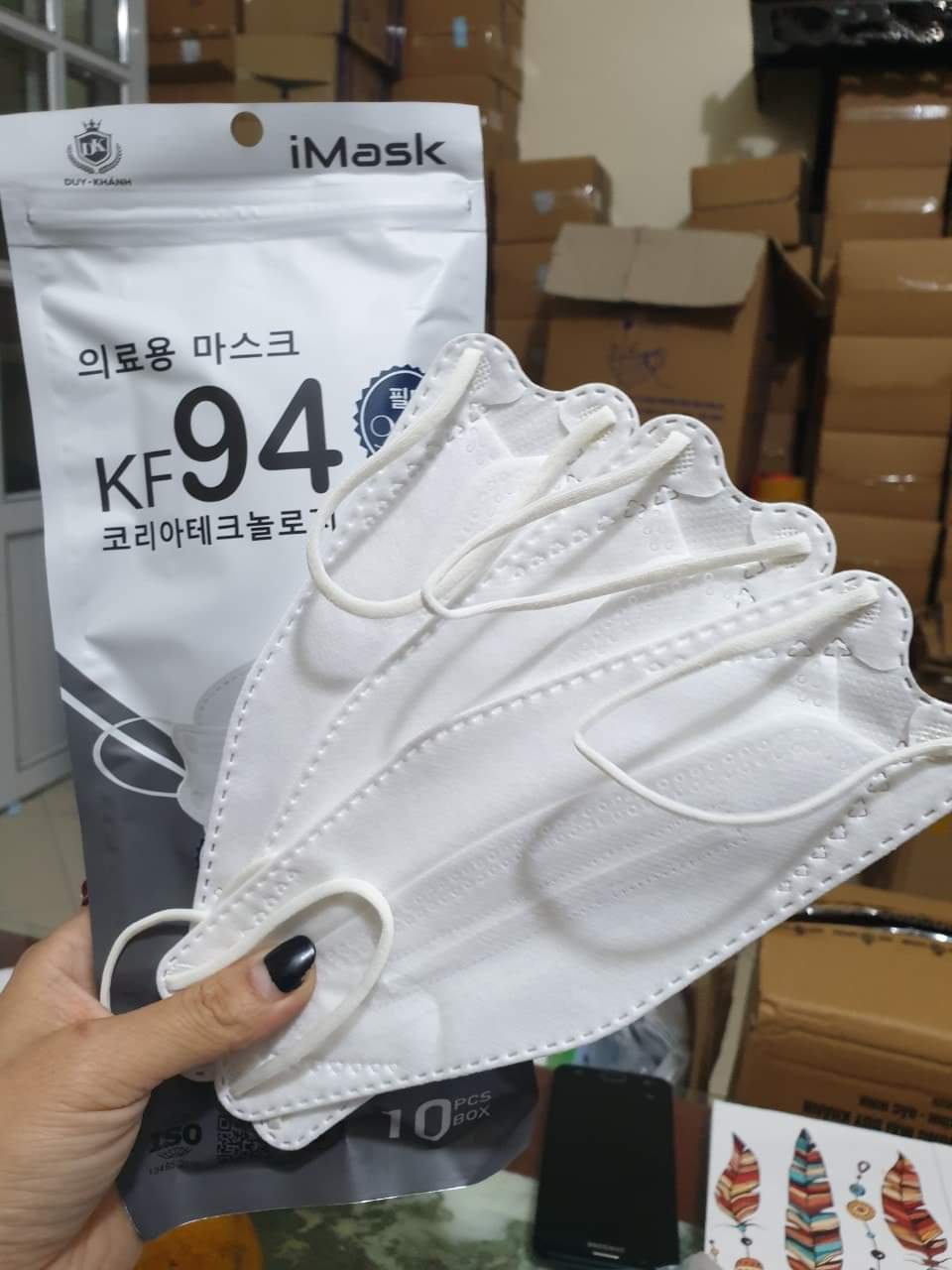 Khẩu Trang 4D Mask KF94 (thùng 100-300 cái)