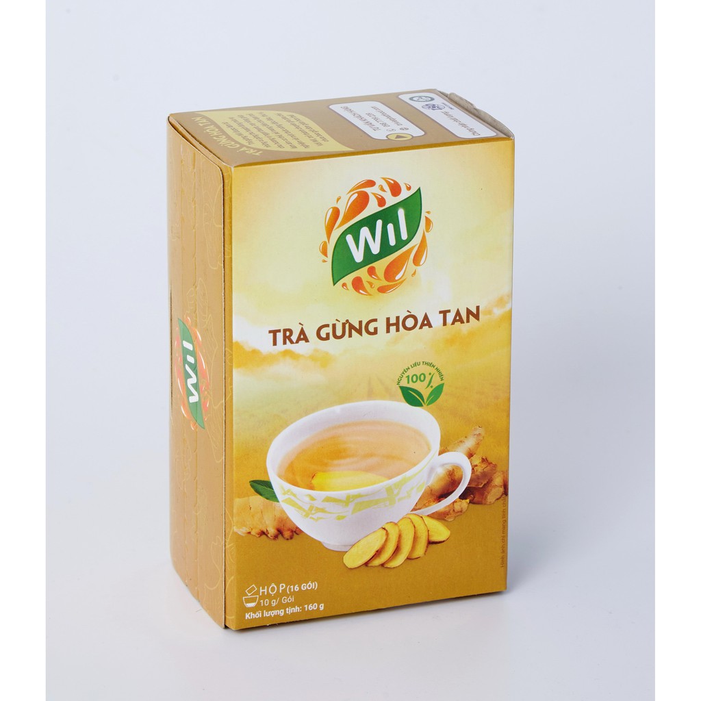 TRÀ GỪNG HÒA TAN WIL - Hộp 272g