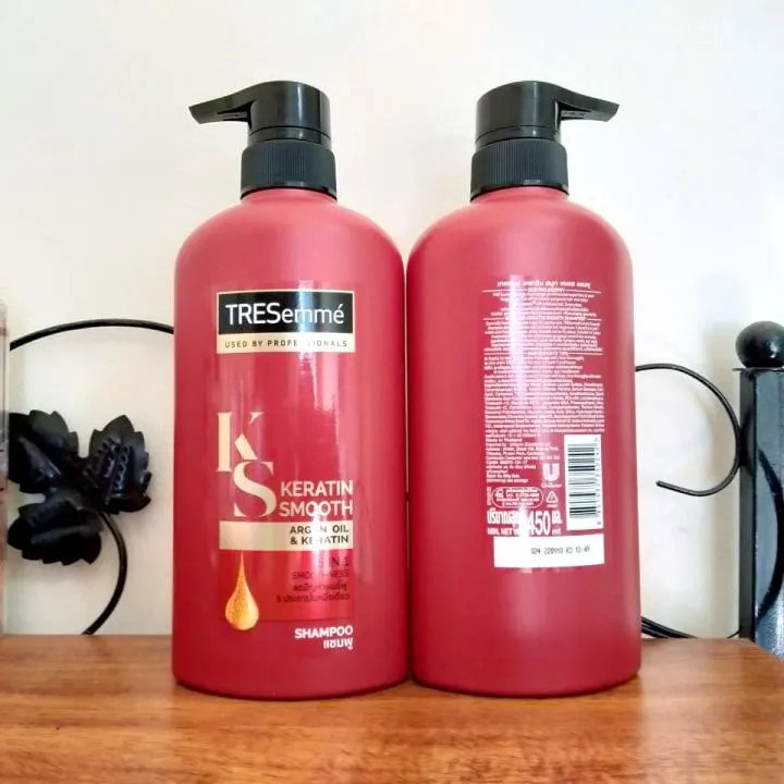 ( xả kho ) Combo 2 Chai Dầu Gội Tresemme Karetin Smooth 450ml Thái Lan