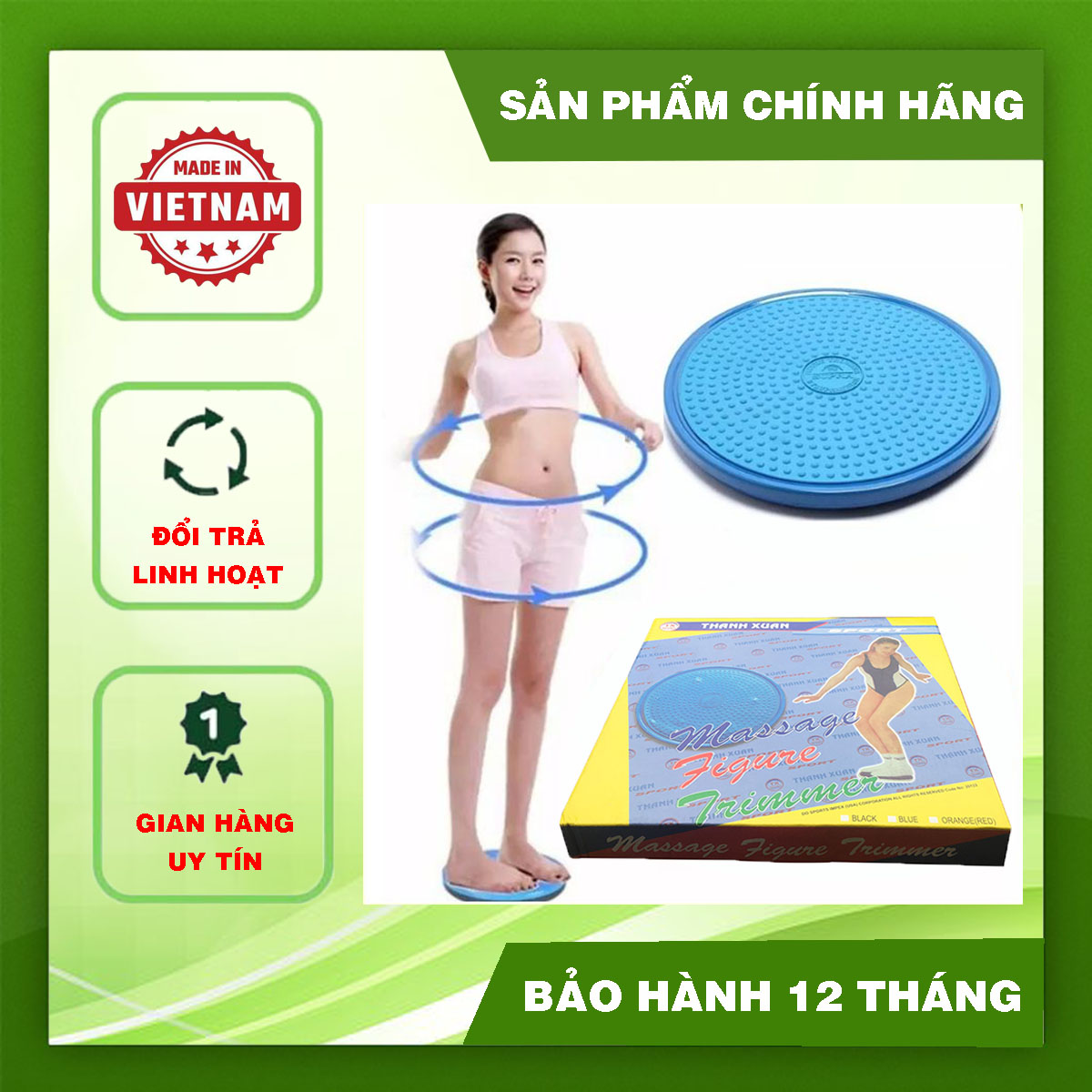 Đĩa Xoay Eo Bằng Sắt Thanh Xuân