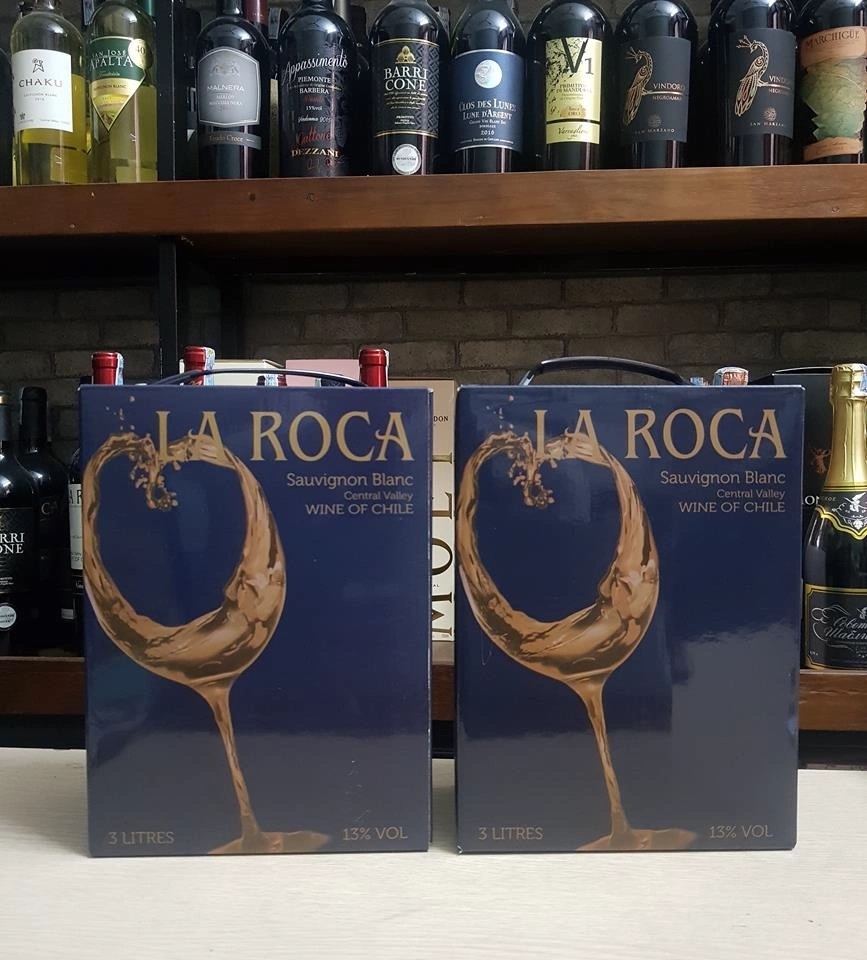 Vang Bịch Chile La Roca White 3 Lít