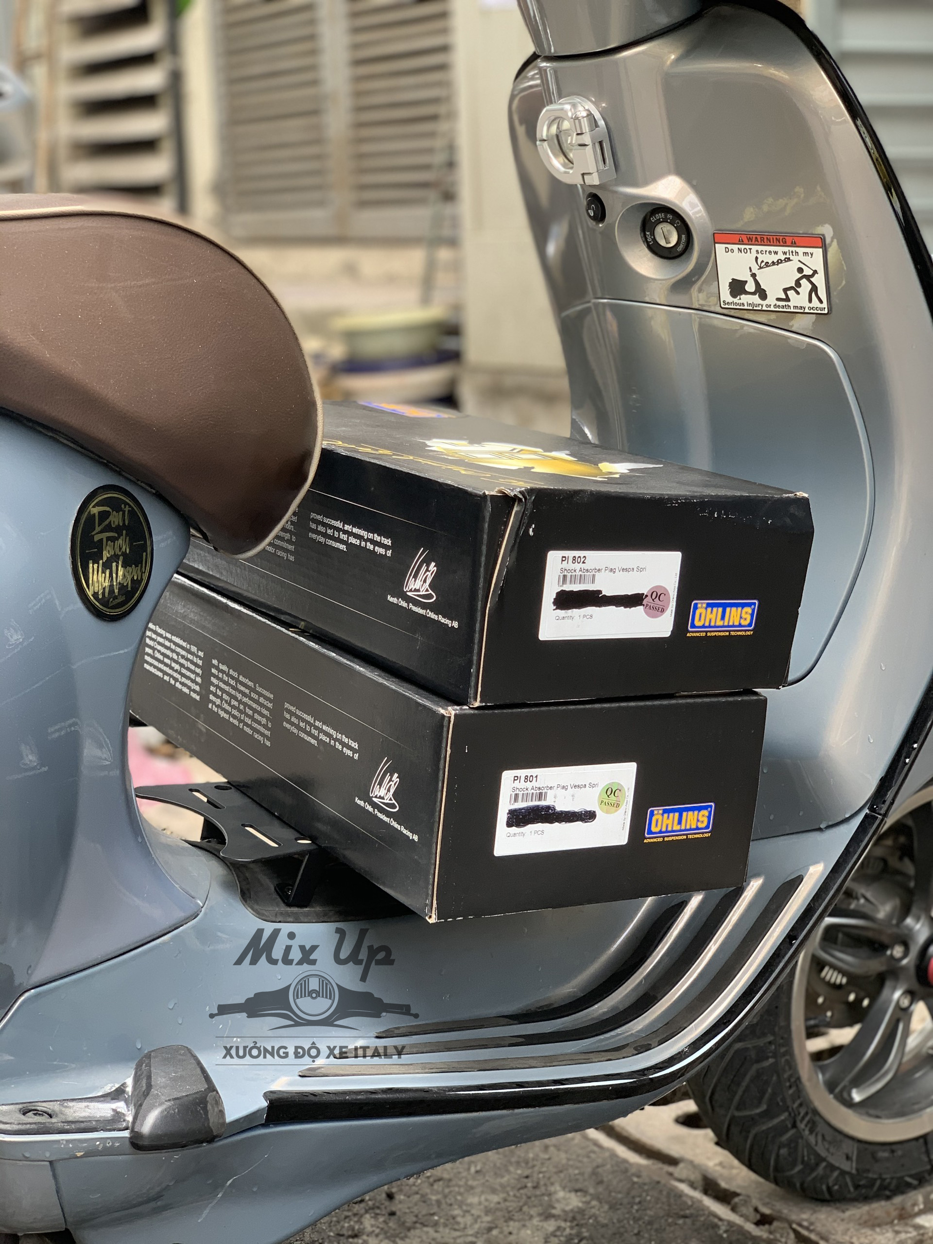 BAGA GIỮA SÀN KIỂU MỚI CHO DÒNG XE VESPA