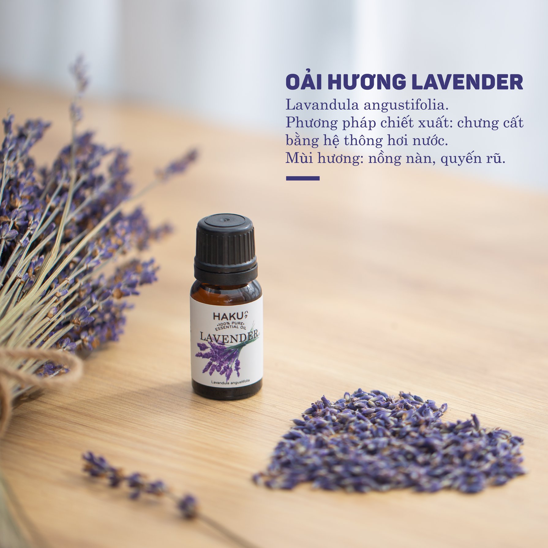 Tinh Dầu Oải Hương HAKU 30ml