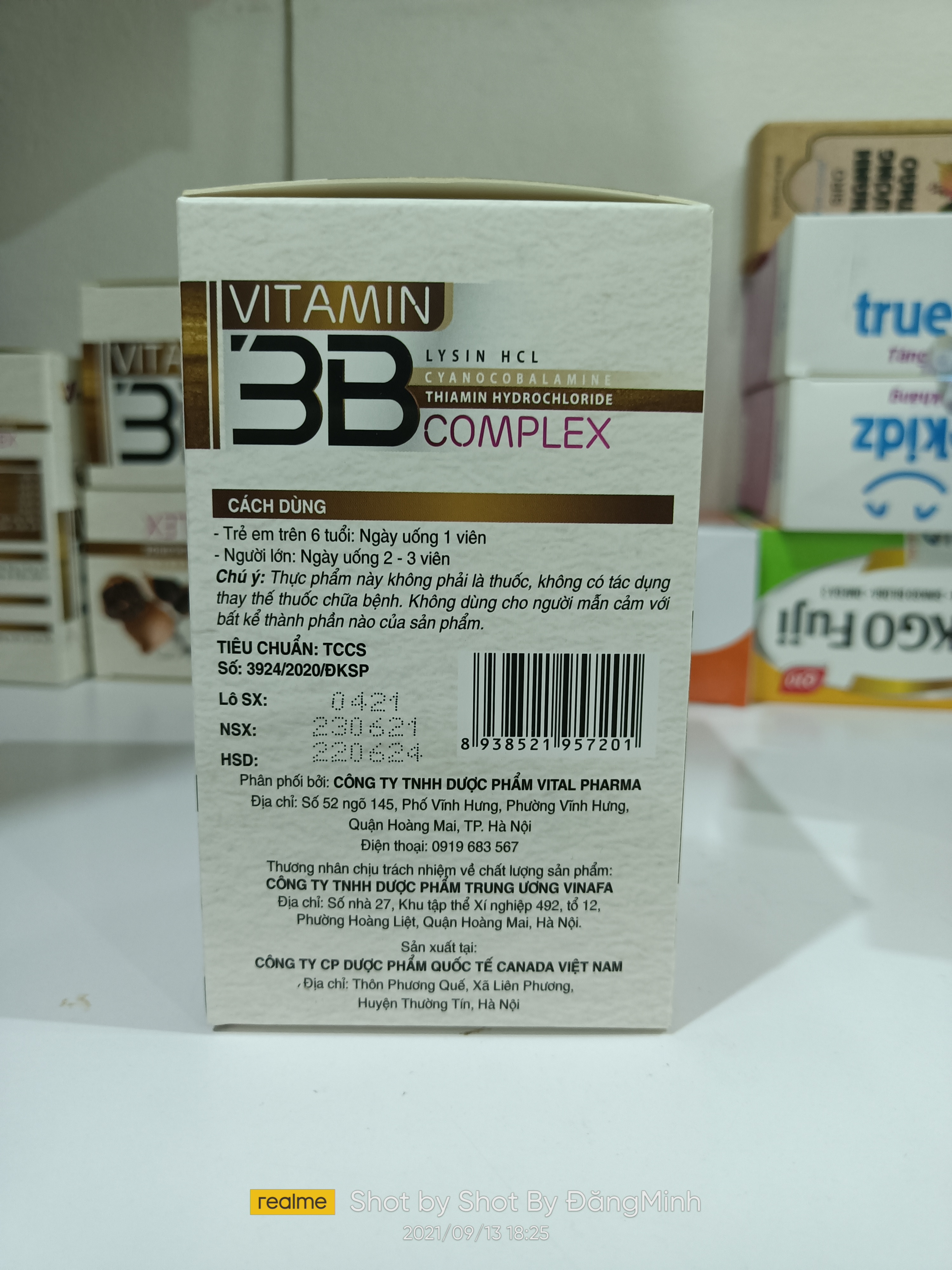TPCN- Vital Pharma- Vitamin 3B tỏi đen