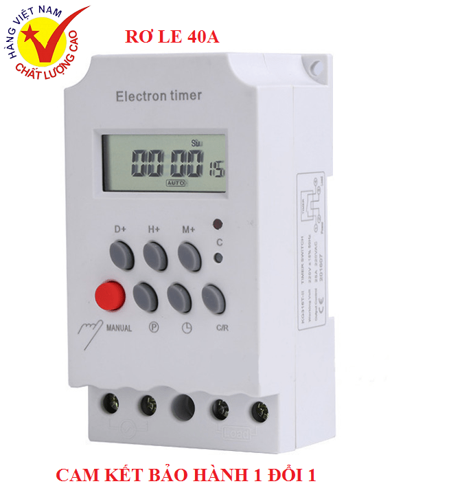 Bộ hẹn giờ KG316T tắt/mở thiết bị tự động công suất lớn 3500W 220V cong tac hen gio o cam hen gio
