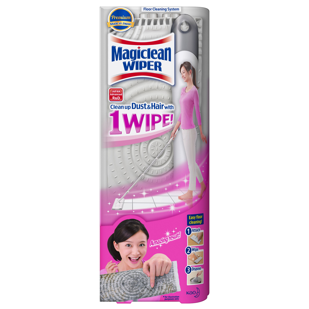 BỘ LAU SÀN MAGICLEAN WIPER WIPE & MOP (Cây & Giẻ Lau Sàn)