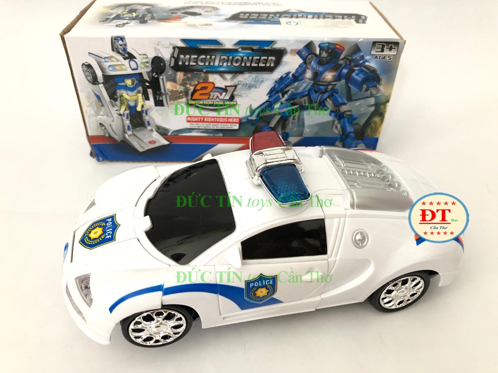 ĐỒ CHƠI XE CẢNH SÁT CHẠY PIN BIẾN HÌNH ROBOT