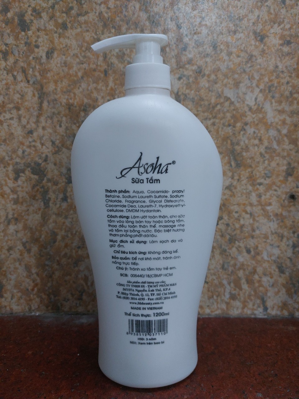 Sữa Tắm Dê ASOHA 1200ML