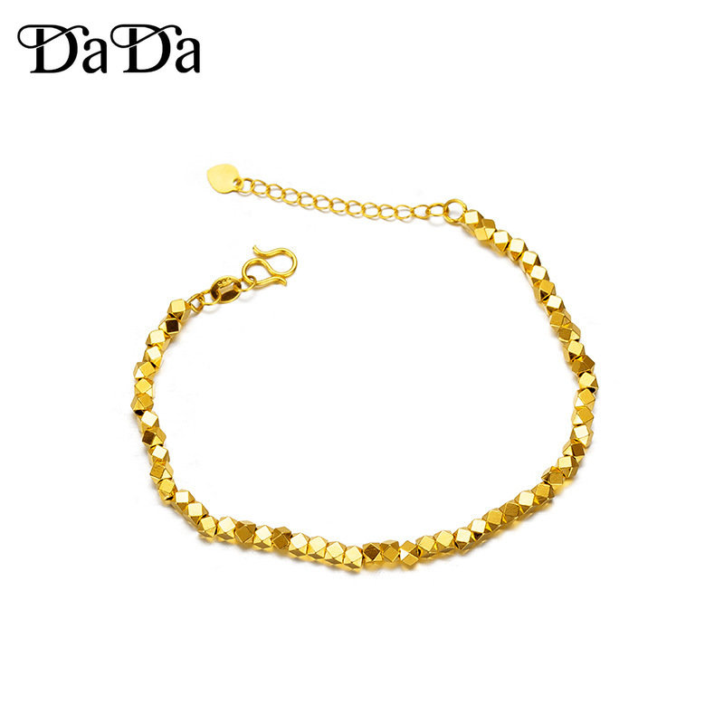 Vòng tay nữ bằng vàng thật 18k chính hãng chuỗi hạt bạc bị gãy một số vòng tay quà tặng cho phụ nữ