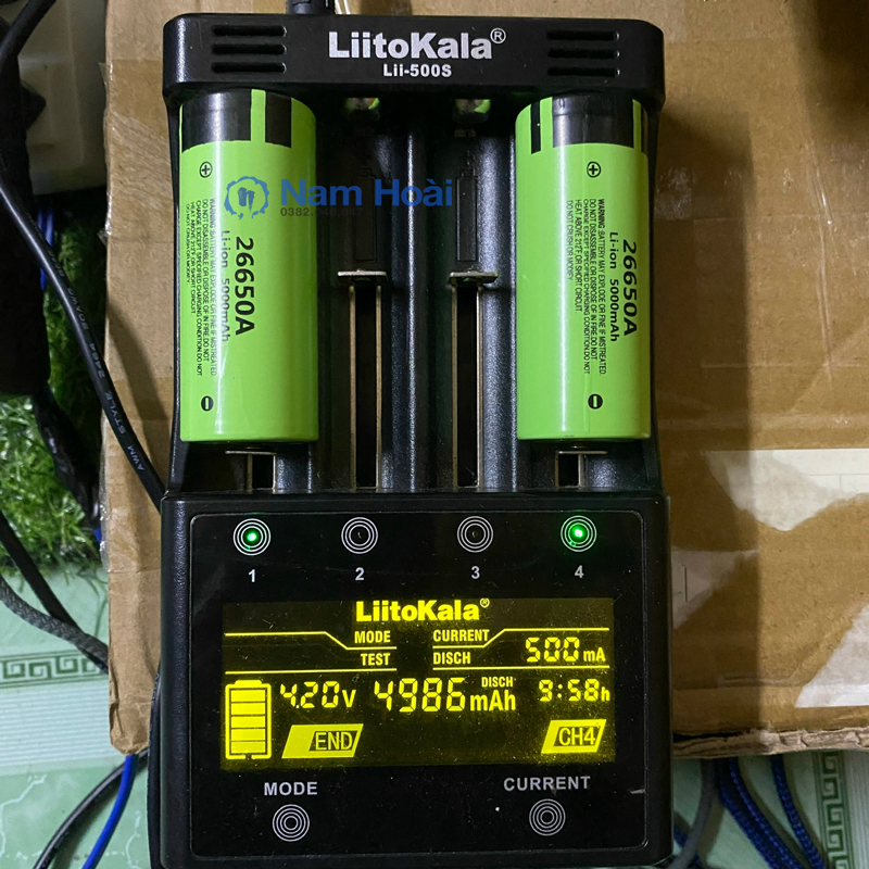 Pin Cell 26650 Panasonic 5000mAh xả cao 25A