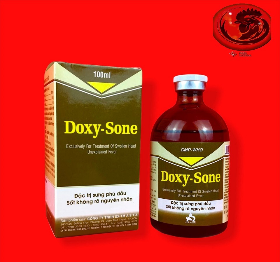 DOXY - SONE 100ml sưng phù đầu, sốt dành cho gà đá