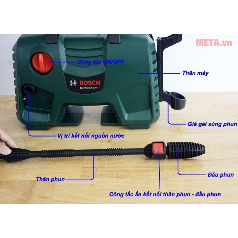 MÁY RỬA XE BOSCH EASY AQUATAK 110