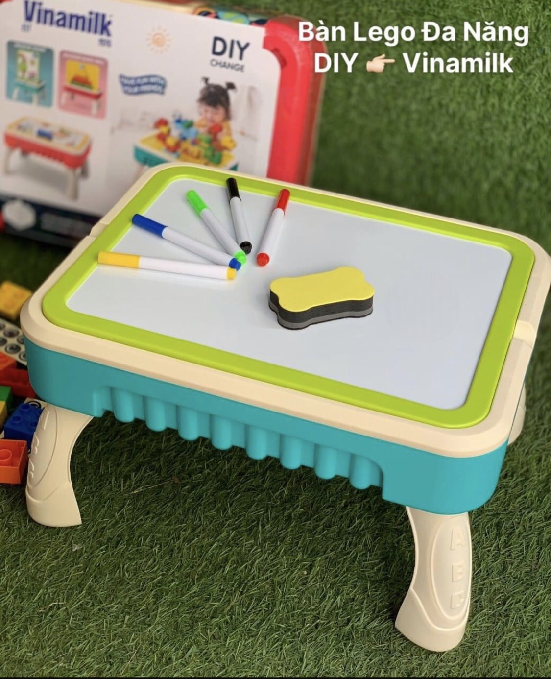 Bộ Bàn Học Lắp Ráp Lego - HKM Vinamilk
