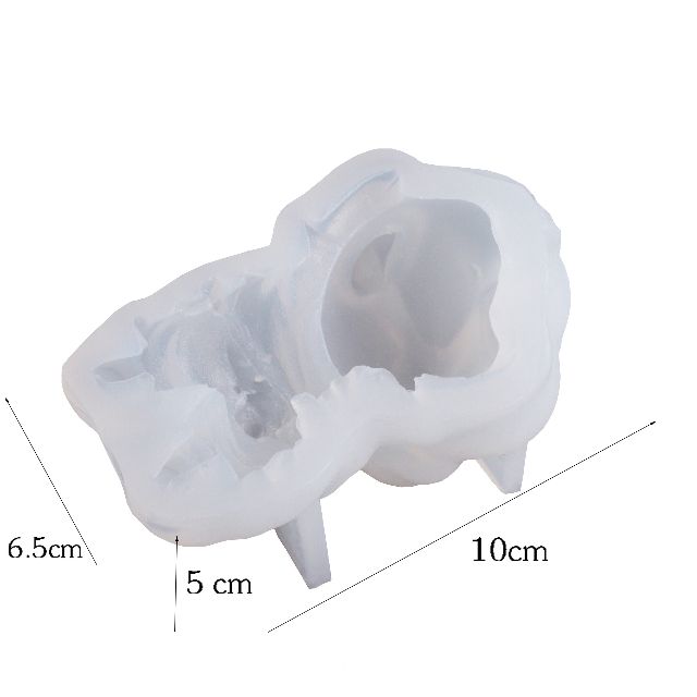 Khuôn Silicon 4D Heo Nằm Ngủ