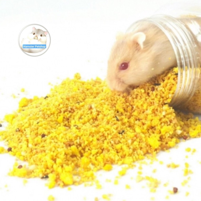 Cốm trứng vỗ béo hamster , thỏ , bọ , sóc, chim 100ml