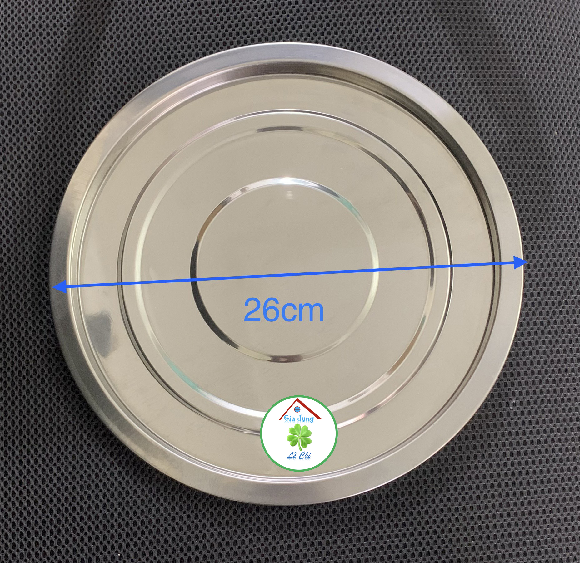 Dĩa lót bếp cồn tròn (26cm)