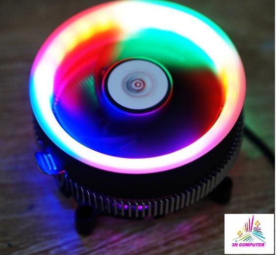 Quạt tản nhiệt CPU NeedMax S6  led rgb đa năng dùng cho socket 775/1155/1156/AMD -Quạt tản nhiệt CPU S6