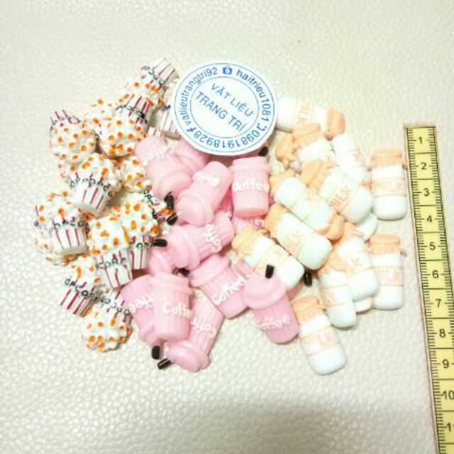 Ly Bắp Ngô Milk Cofee Charm Slime