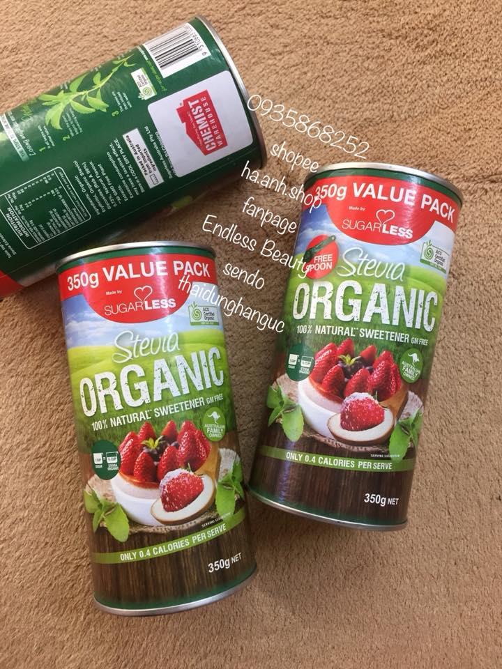 Đường ăn kiêng Stevia Organic 350g