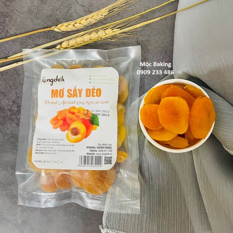 Mơ sấy dẻo Thổ Nhĩ Kỳ 100g, 250g