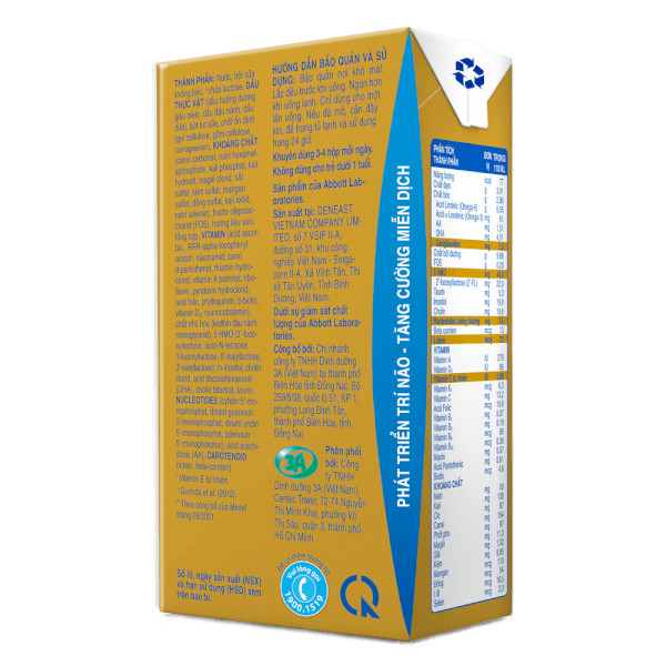 (HSD T2-2025) COMBO Thùng 48 Hộp Sữa Bột Pha Sẵn Similac IQ 110ml.