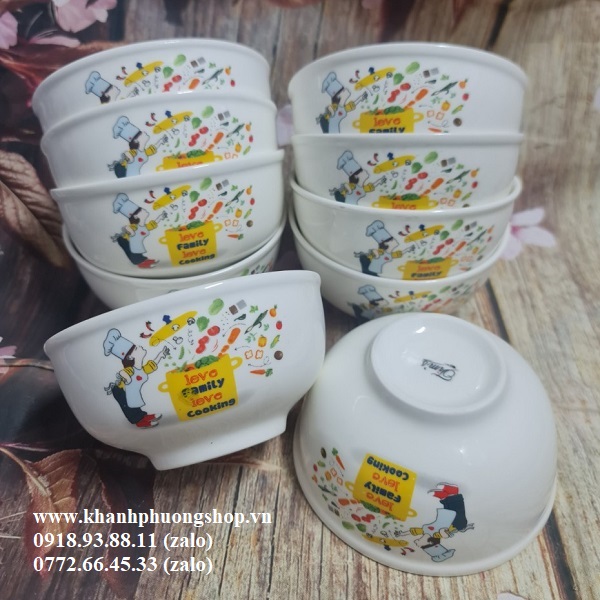 [HCM]set 10 chén sứ ăn cơm - chén sứ ăn cơm