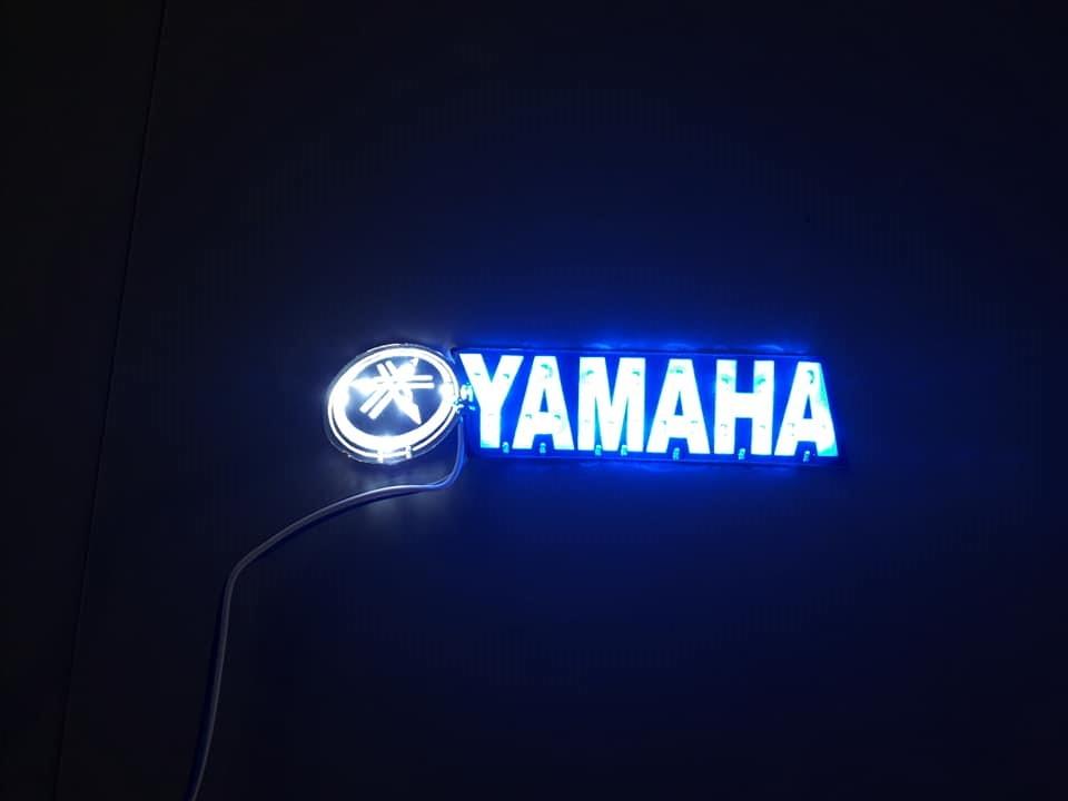đèn led logo yamaha 12v-dc