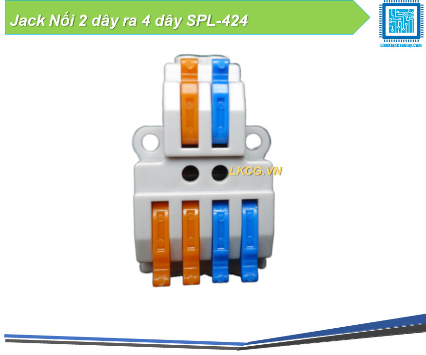 Jack nối 2 dây ra 4 dây spl-424