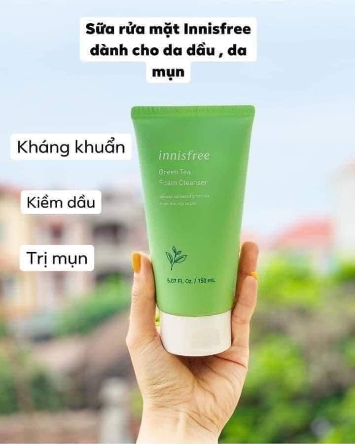 Sữa Rửa Mặt Trà Xanh Green Tea Cleansing Foam
