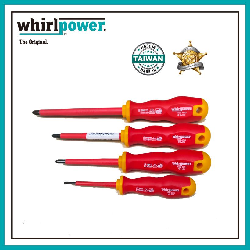 Tua vít bake cách điện Whirlpower 1022-0801