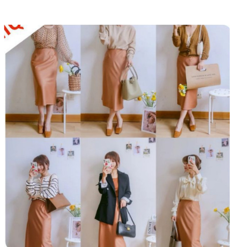 Chân váy uniqlo chân váy chữ A midi lụa satin dáng xoè dài Uniqlo hàng  NhậtSatin Narrow Flare Skirt  MixASale