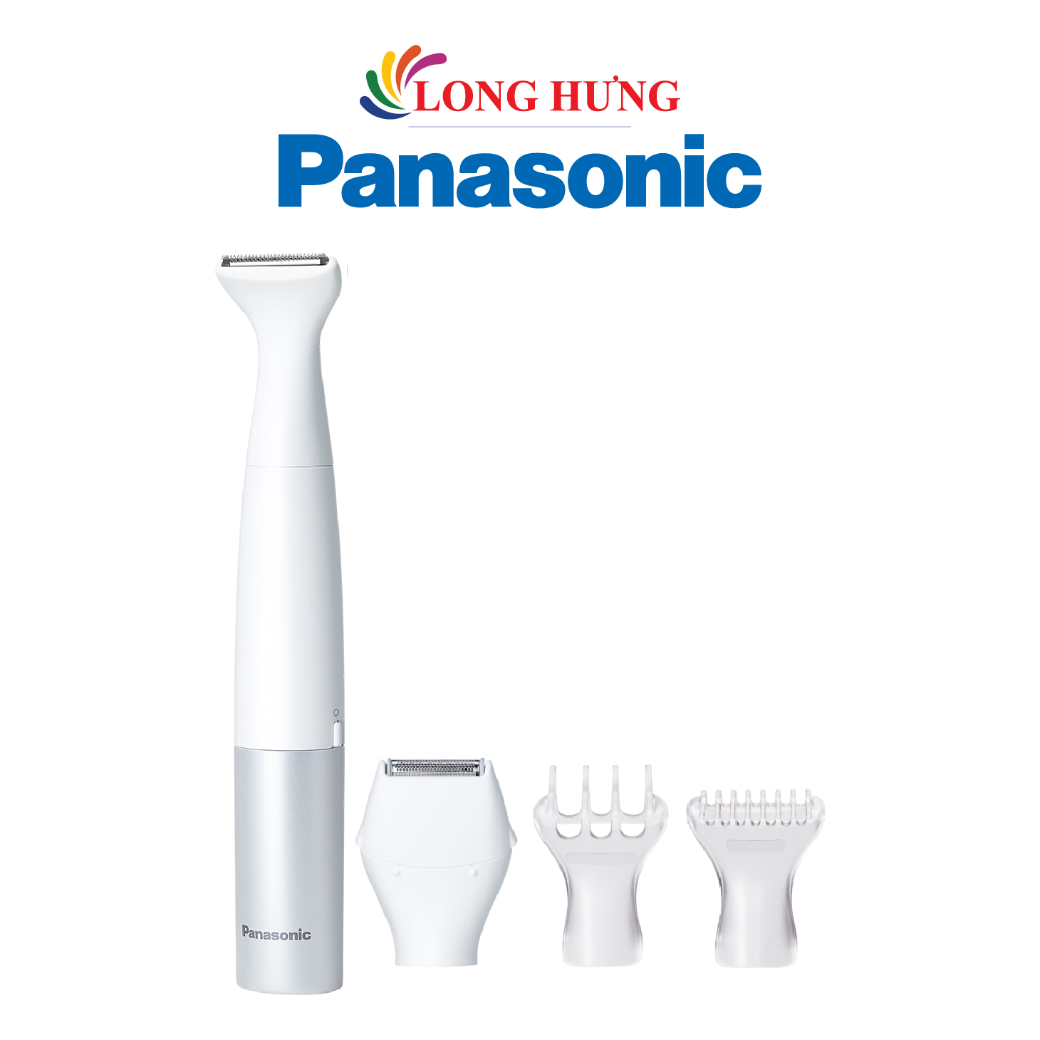 Máy cạo lông Panasonic ES-WV60-S201 - Hàng chính hãng - Đầu dao cạo tỉa nhỏ gọn, thân máy và đầu cạo tỉa có khả năng chống nước