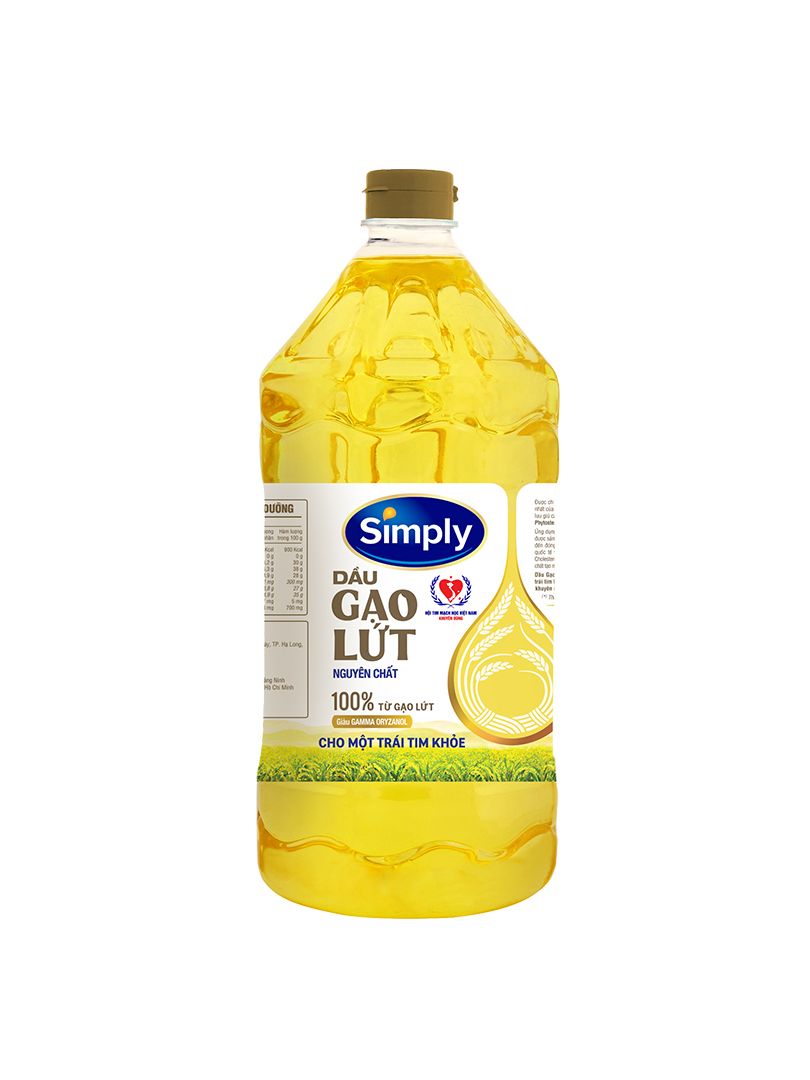 Chai 2L - Dầu Ăn Simply Đậu Nành, Simply Gạo Lứt, Neptune Light