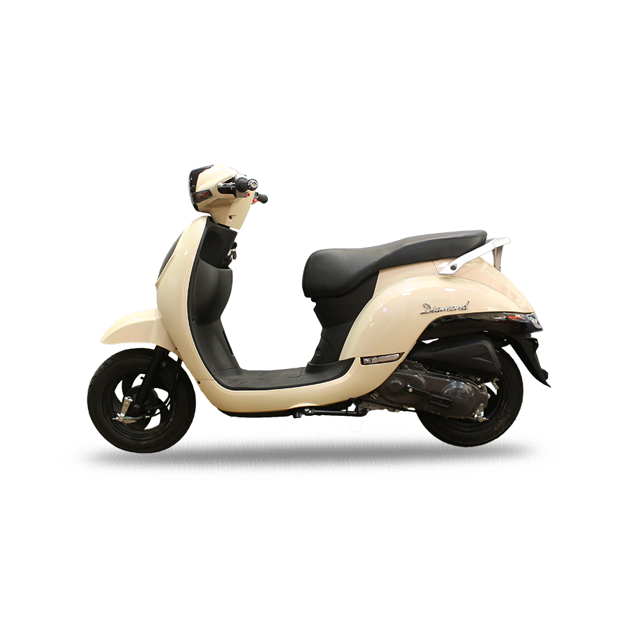 [Trả góp xe máy 0%] Xe tay ga 50cc Diamond (màu kem)