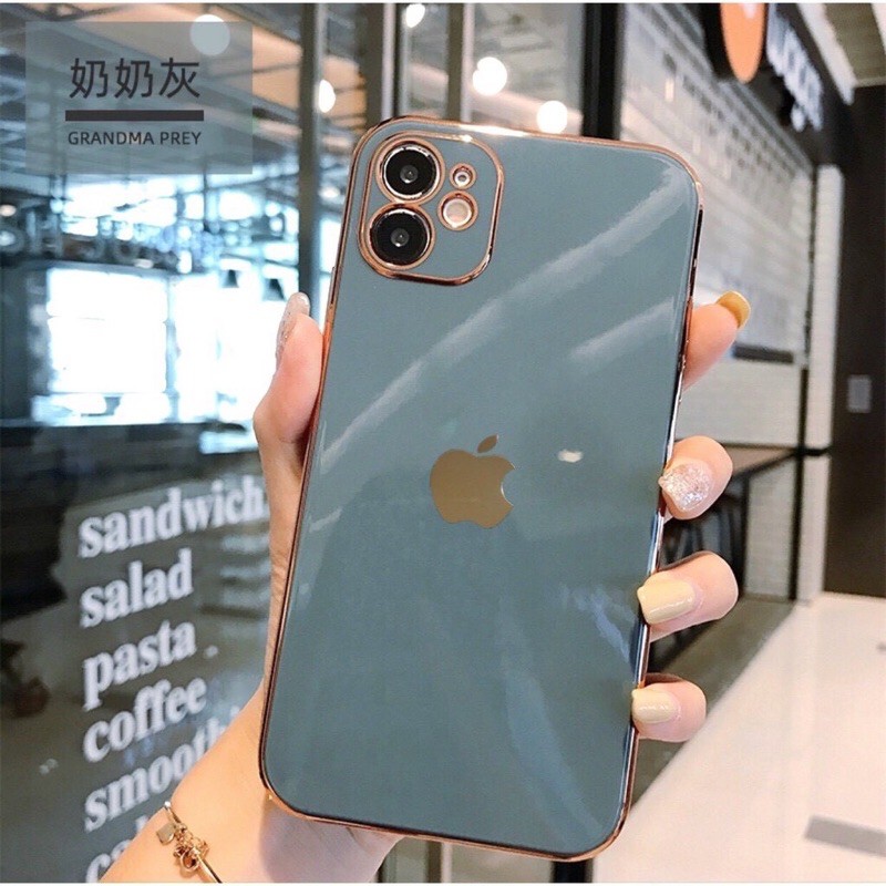 Ốp Lưng Iphone 6, 6s, 6s plus, 7plus, 8plus Độ Iphone 12 Viền Vuông