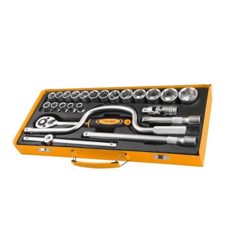 Bộ vít 24 món tolsen 15141 chất liệu thép mạ crome bền - phân phối chính hãng bởi scg home