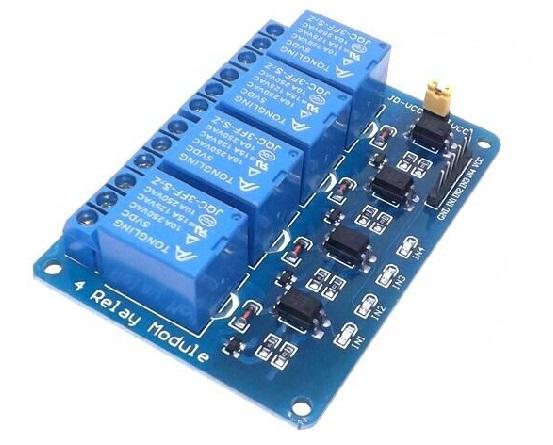 Module Relay 4 Kênh 5v kích mức 0