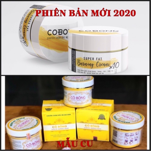 Kem tan mỡ Cô Bông 250g Tặng Nịt Bụng Thước Dây